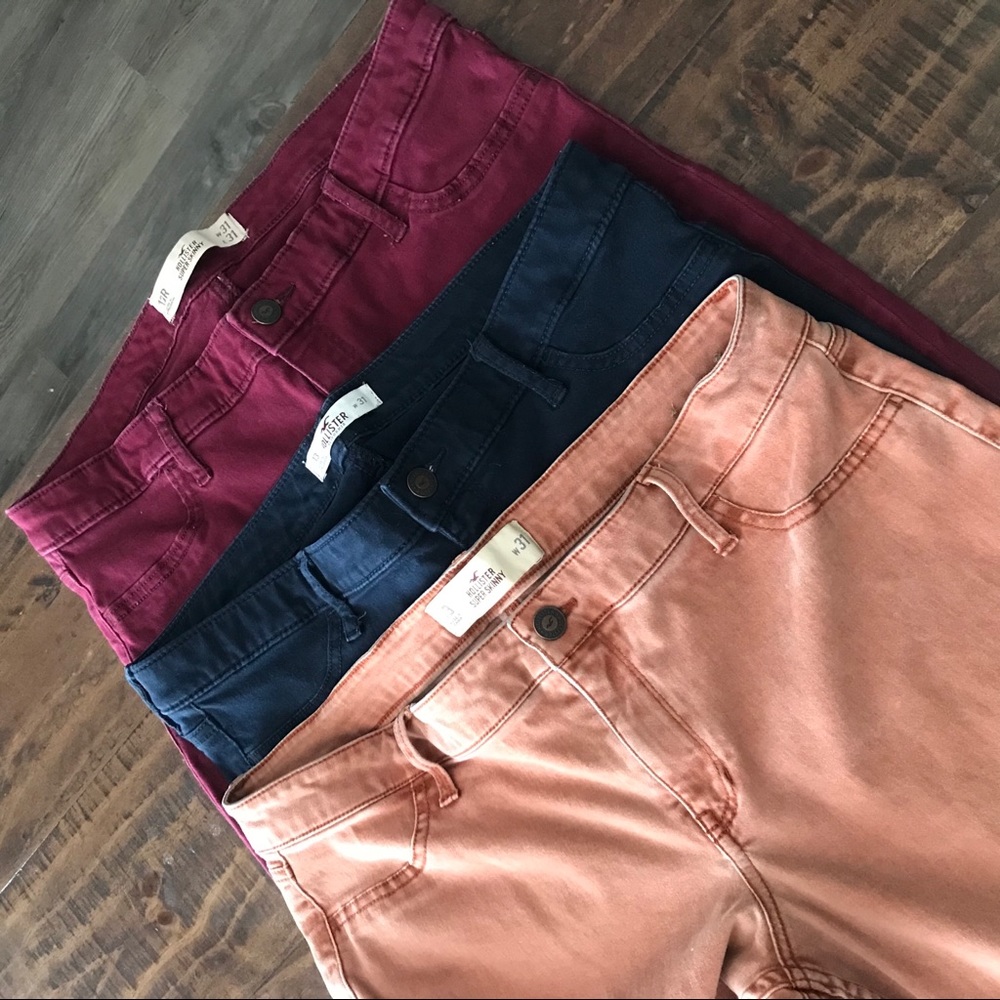 Hollister Bundle of 3 Jeans Size 13 Juniors
